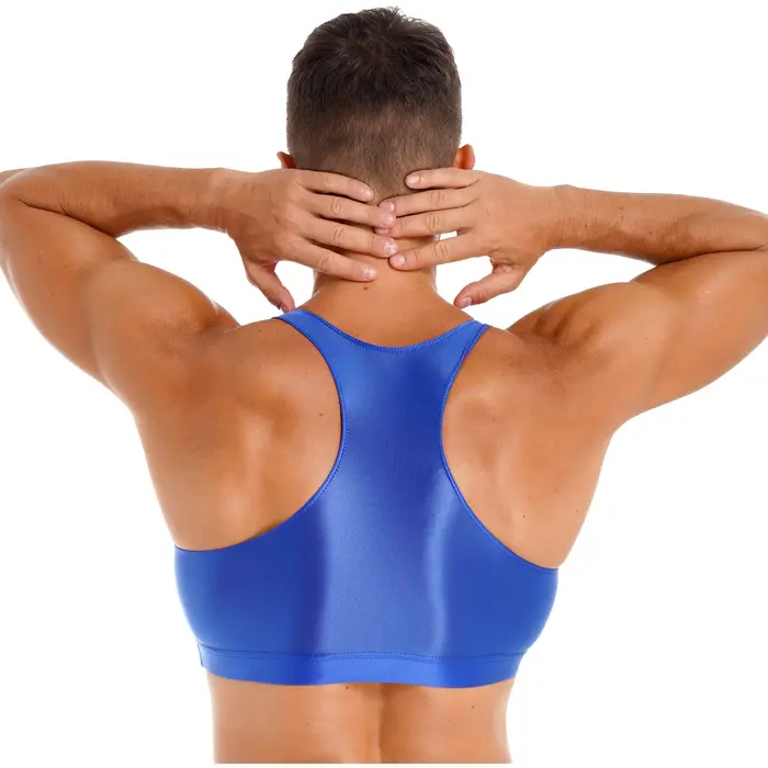 Hauts courts de sport brillants pour hommes