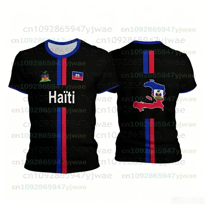 T-shirts de football Haïti pour hommes