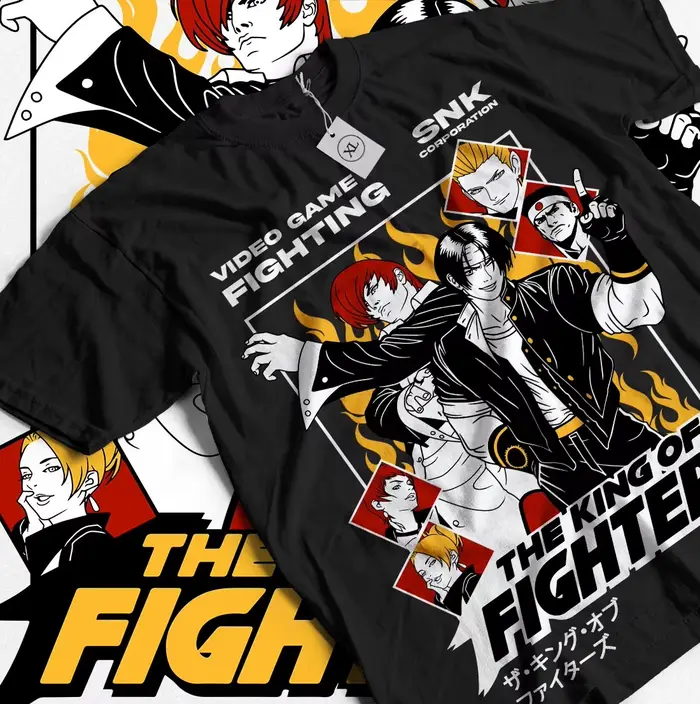 T-shirt Street Fighter Vs. King of Fighters SNK Anime Gift Shirt pour hommes et femmes