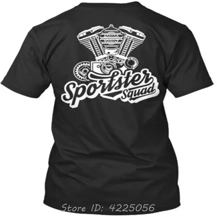 T-shirt graphique mode T-shirt Sportster Squad Gear Time-T-shirt Premium fabriqué aux états-unis cou