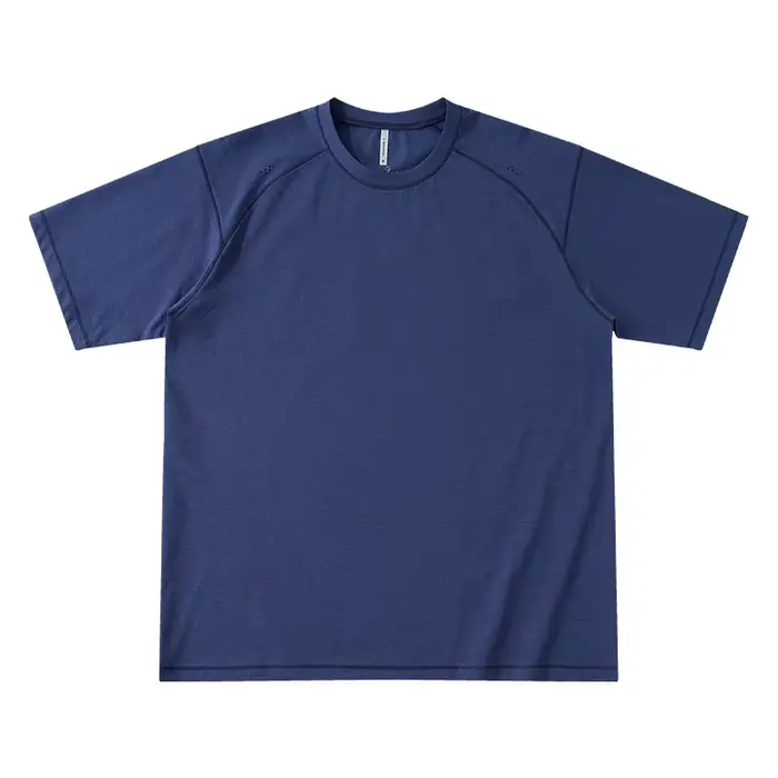T-shirt de sport unisexe rafraîchissant et anti-UV - Imprimé réfléchissant respirant à manches court