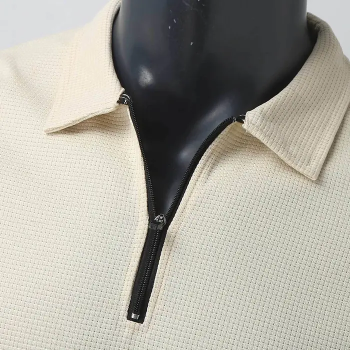 Polo d'été à manches longues pour hommes