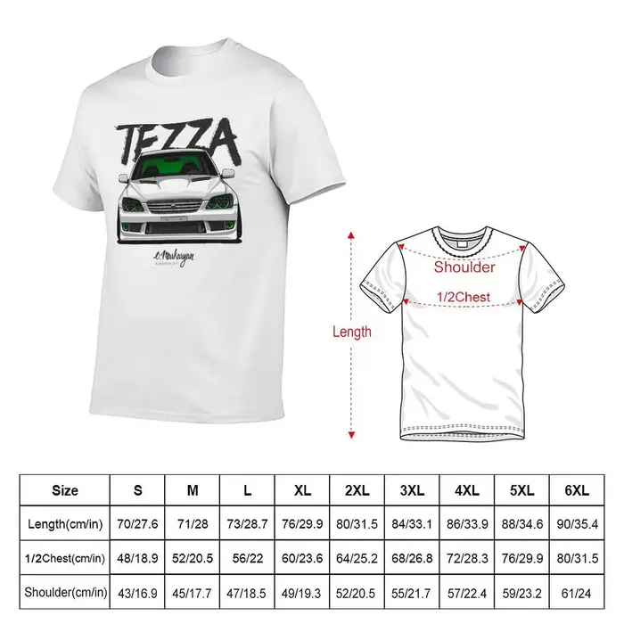 Altezza (IS200/IS300) T-Shirt homme T-Shirt été T-Shirt homme T-Shirt uni
