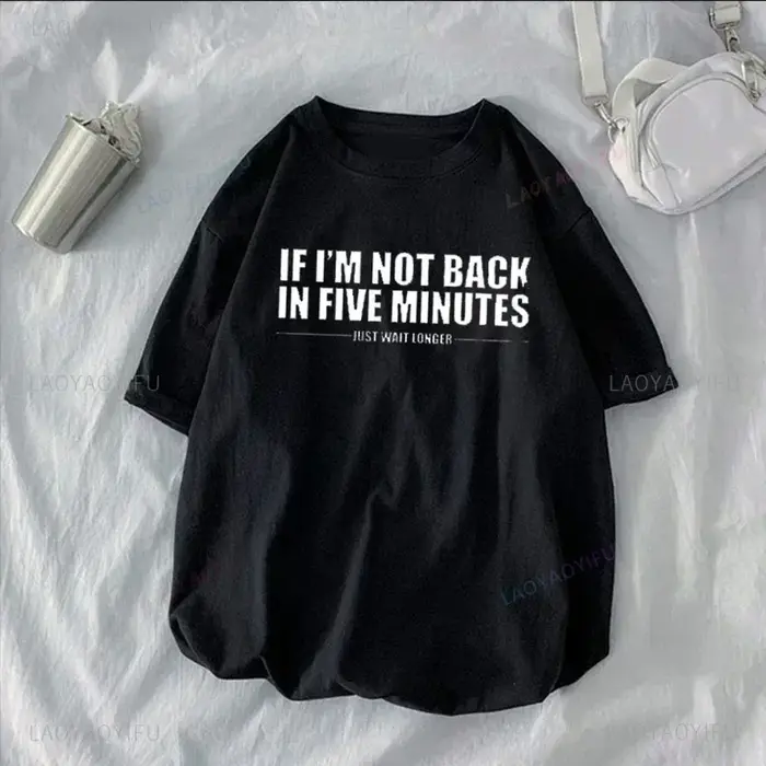T-shirt unisexe "Si je ne suis pas de retour dans cinq apprentis"