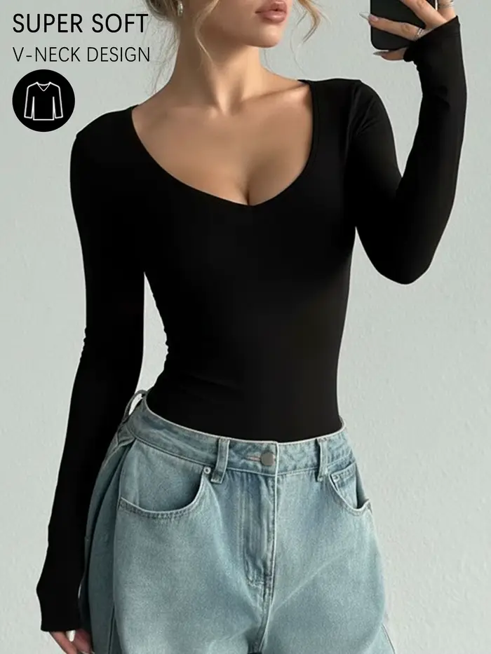 T-shirt à manches longues pour femme