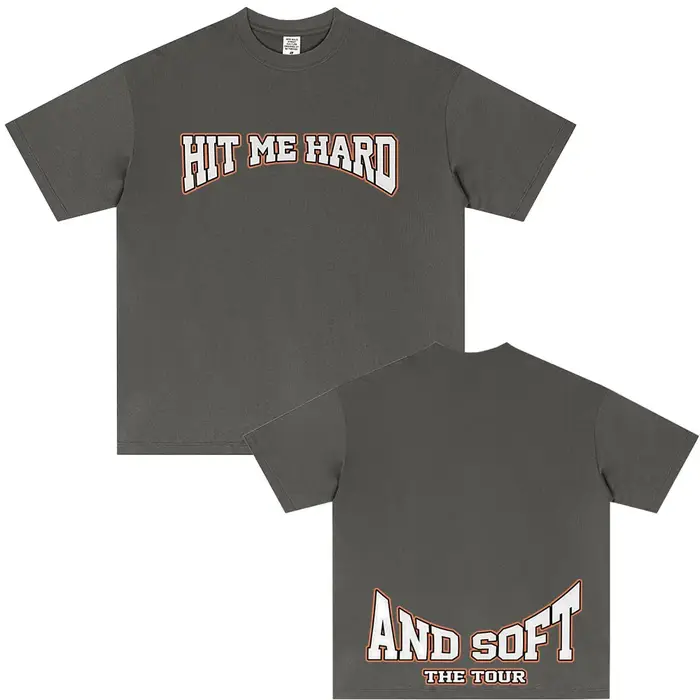 Hit Me dur et doux Tour 2025 offre spéciale Fan T-shirt hommes femmes mode Pop musique T-shirts décontracté
