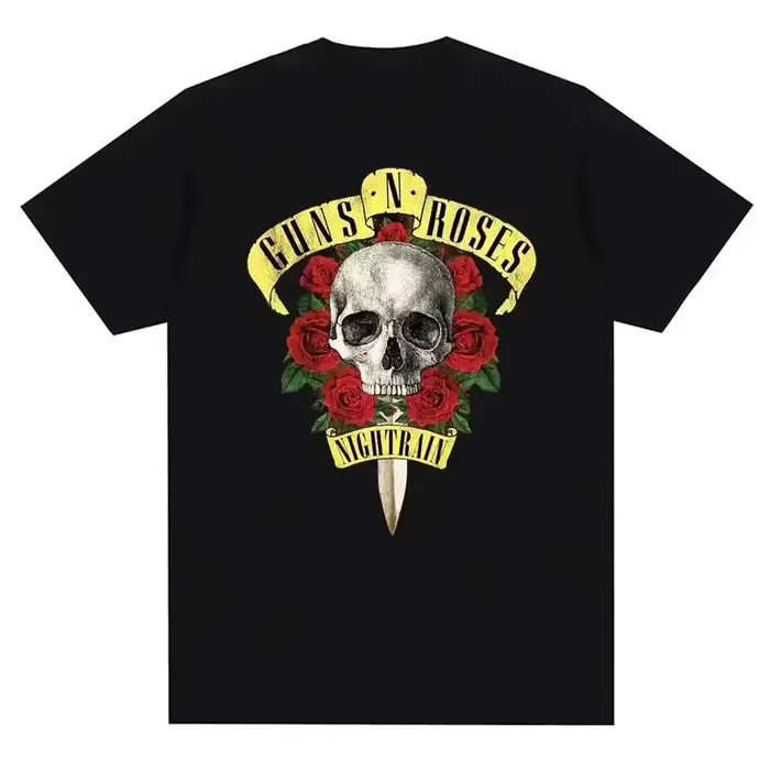 T-shirt à imprimé graphique Guns N Roses
