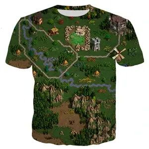 T-shirt homme/femme, estival et à la mode