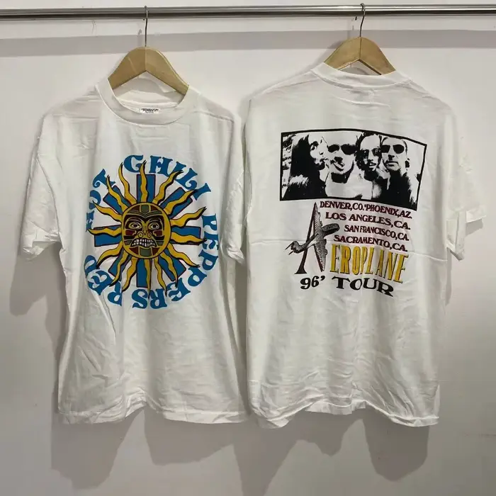 T-shirt imprimé Red Hot Chili Perppers pour hommes et femmes