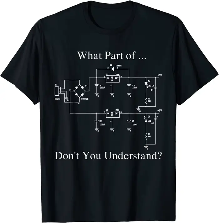 T-shirt ingénieur électricien, cadeau amusant et satirique sur le thème de l'ingénierie, T-shirt imp