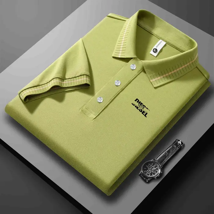 Polo d'été pour homme à manches courtes 2026 – Nouveau modèle décontracté avec poche et revers, styl