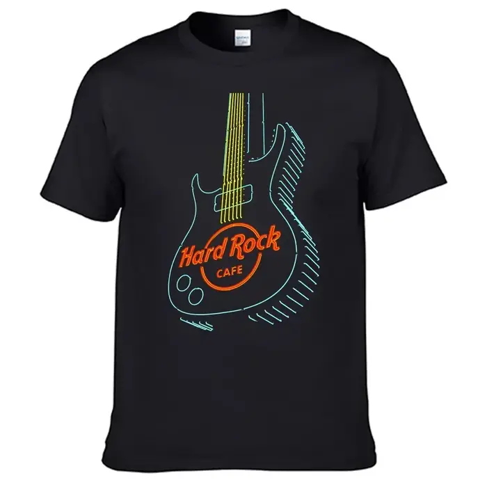 Hard Rock café t-shirt 100% coton hommes chemise hauts
