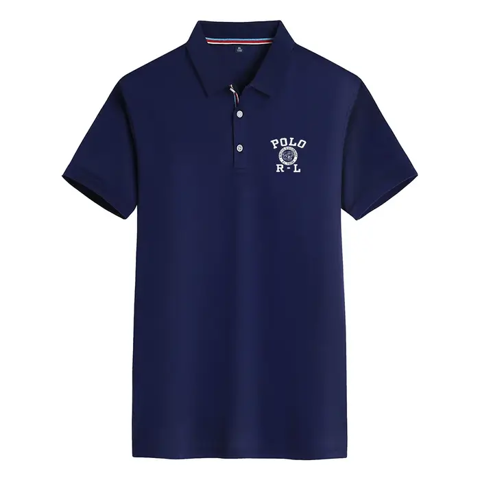 Polo confortable pour homme avec logo imprimé décontracté