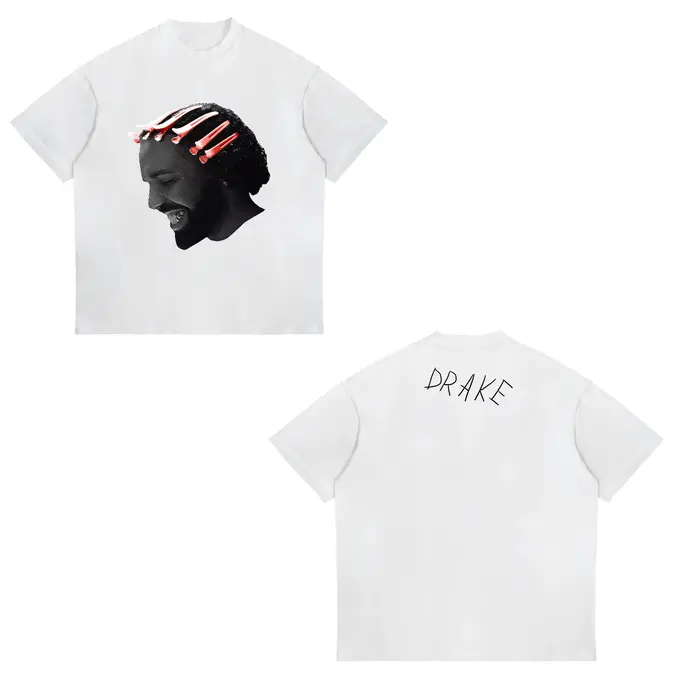 T-shirt vintage imprimé Drizzy Drake