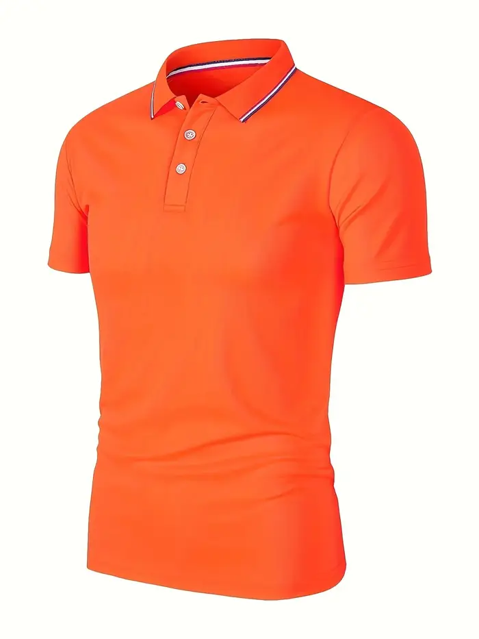 Polo décontracté respirant et confortable pour homme