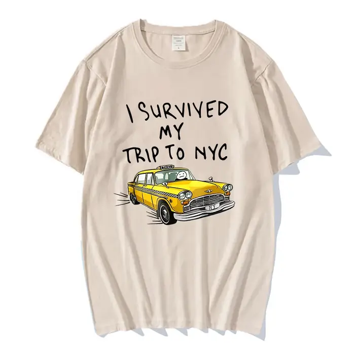 T-shirt en coton doux avec image de dessin animé de voiture drôle