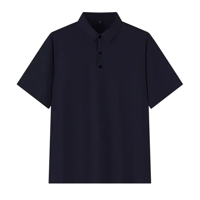1XL-7XL grande taille hommes POLO décontracté glace soie sans couture à manches courtes haute qualité
