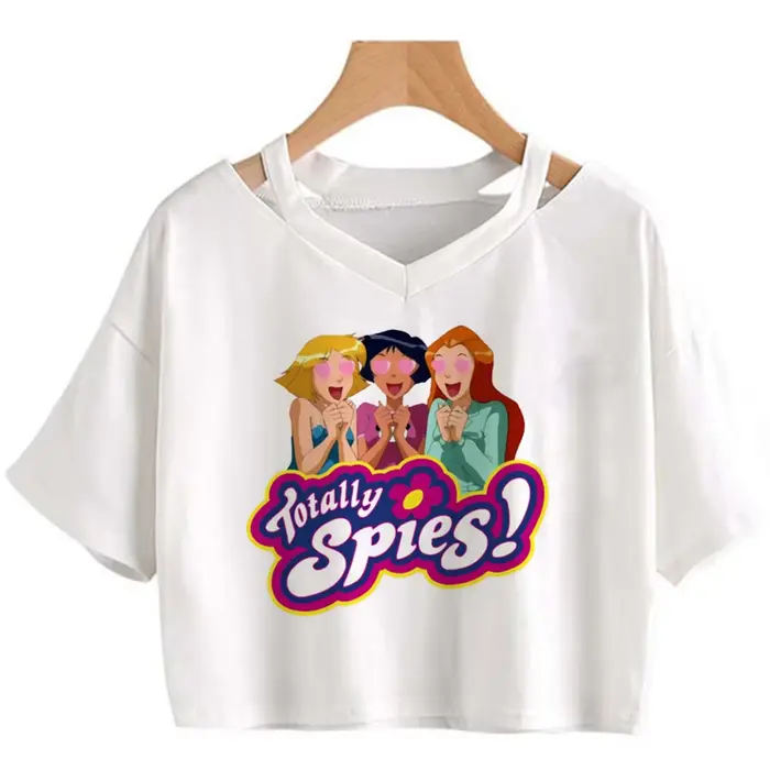 Totally Spies t-shirt femmes été graphique t-shirt femme anime vêtements