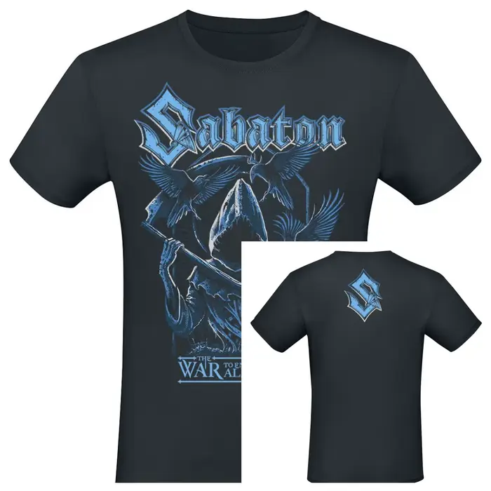 T-shirt unisexe en coton à motif Sabaton
