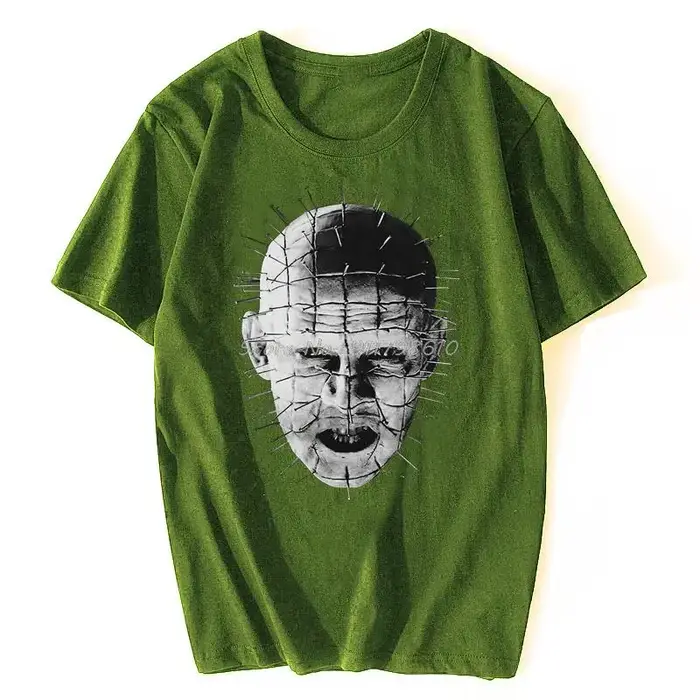 Hellraiser-film Pinhead-Close T-shirt-marque col rond mode décontracté haute qualité impression T-shirt