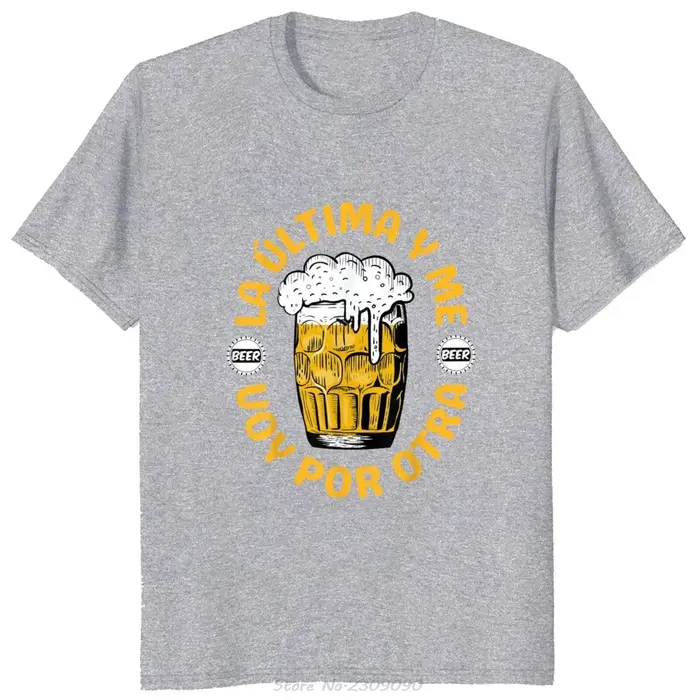 Bière dernier un et je vais pour un autre T-Shirt drôle amoureux des boissons papa blagues