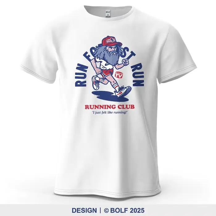 T-shirt imprimé Running Club pour hommes