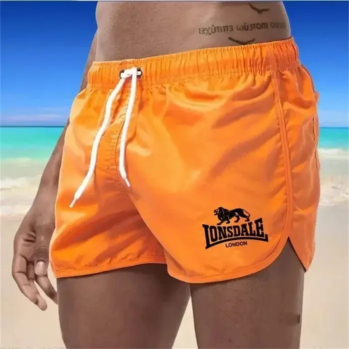 Shorts de plage imprimés pour hommes Lonsdale
