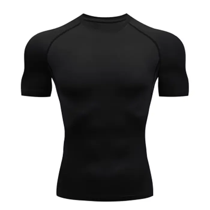 T-shirt de compression élastique respirant pour homme