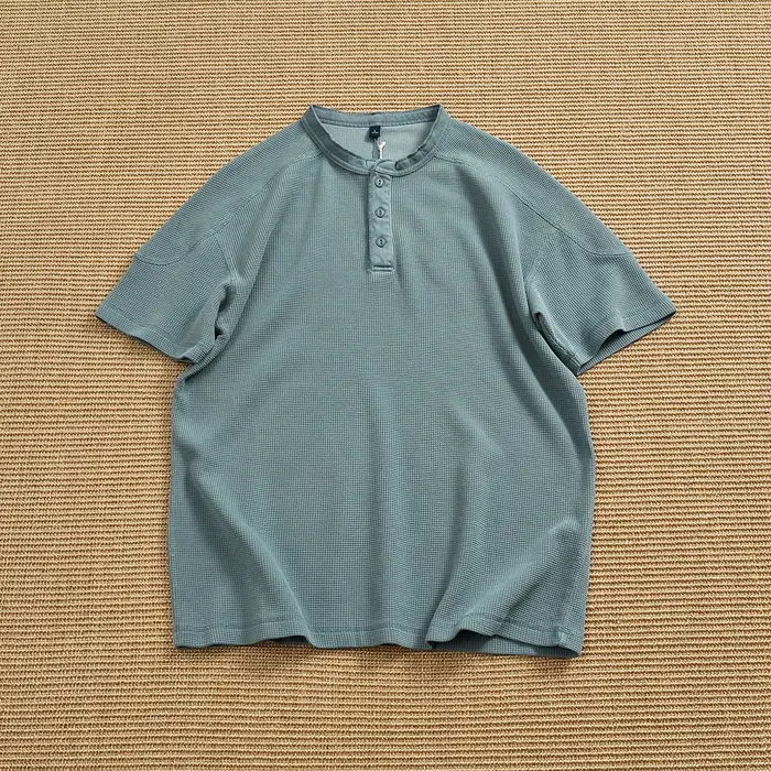 T-shirt Henley épais pour homme