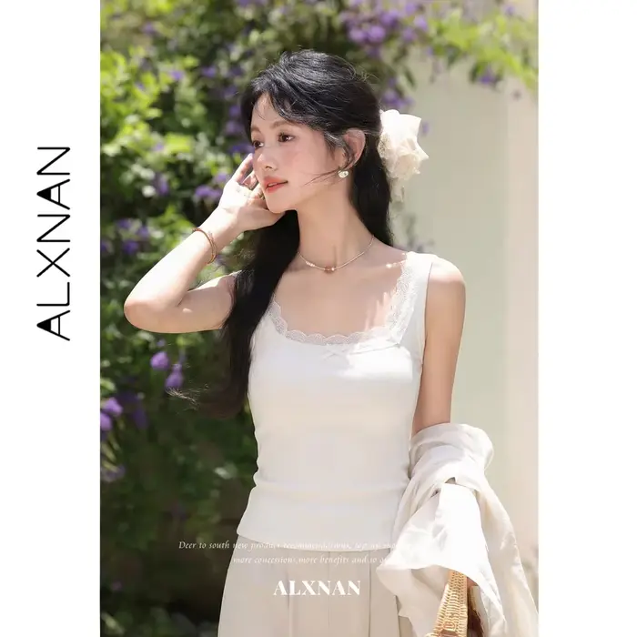 ALXNAN – débardeur en dentelle pour femmes