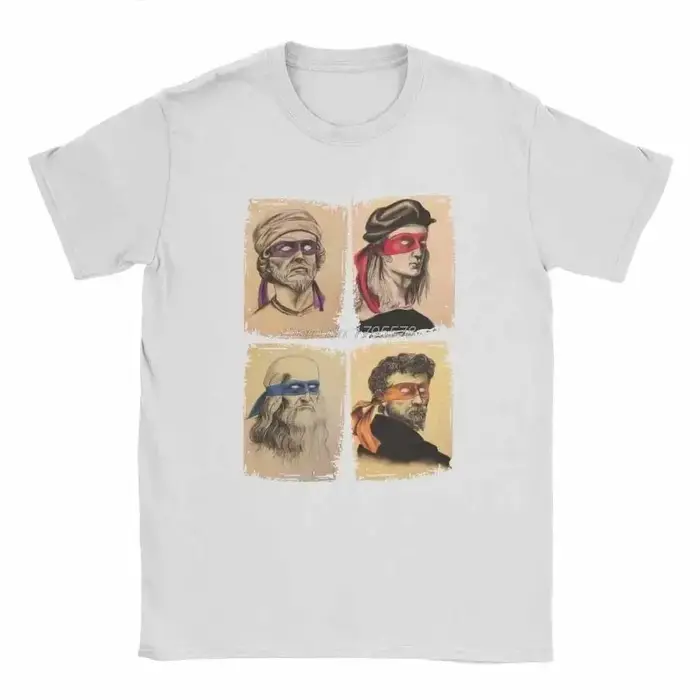 Science tortues T-Shirt hommes Mutant Ninja à manches courtes Humor