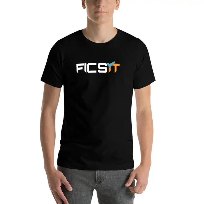FICSIT Satisfactory Logo T-Shirt t-shirts avec imprimés