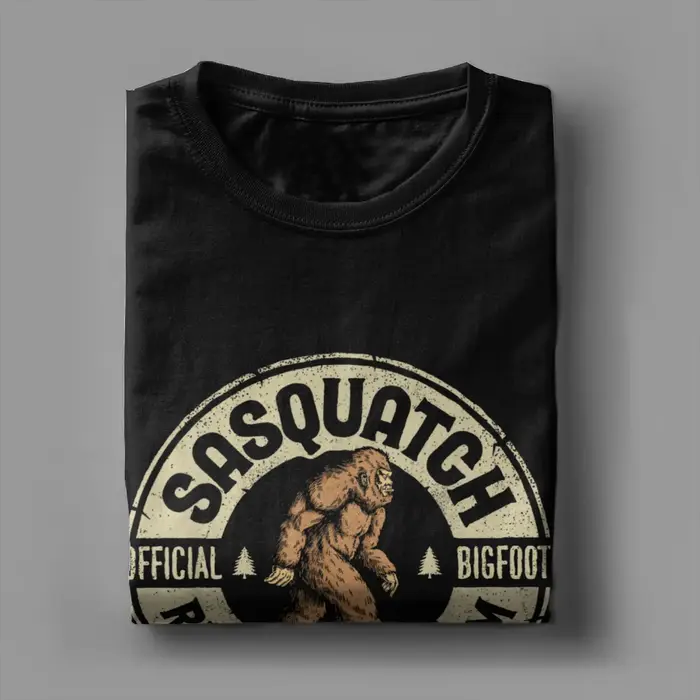Streetwear t-shirt été Bigfoot équipe de recherche rétro Vintage Sasquatch t-shirts coton