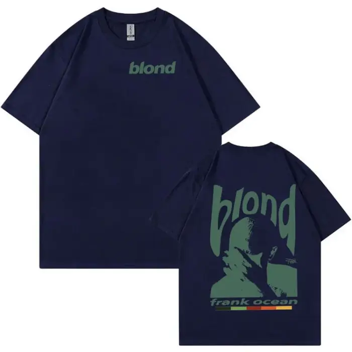 Rappeur Frank rétro graphique T-shirt hommes femmes Hip Hop océan Album vêtements T-Shirts Y2k unisexe blond mode