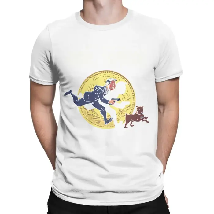 T-Shirt à Manches Courtes en Coton pour Homme