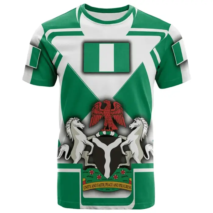 Économie à manches courtes pour hommes, Emblem Graphic Print, Nigeria Feel, Vêtements africains, Zones Ropa, Été, Respzed, Homme, Y-Man