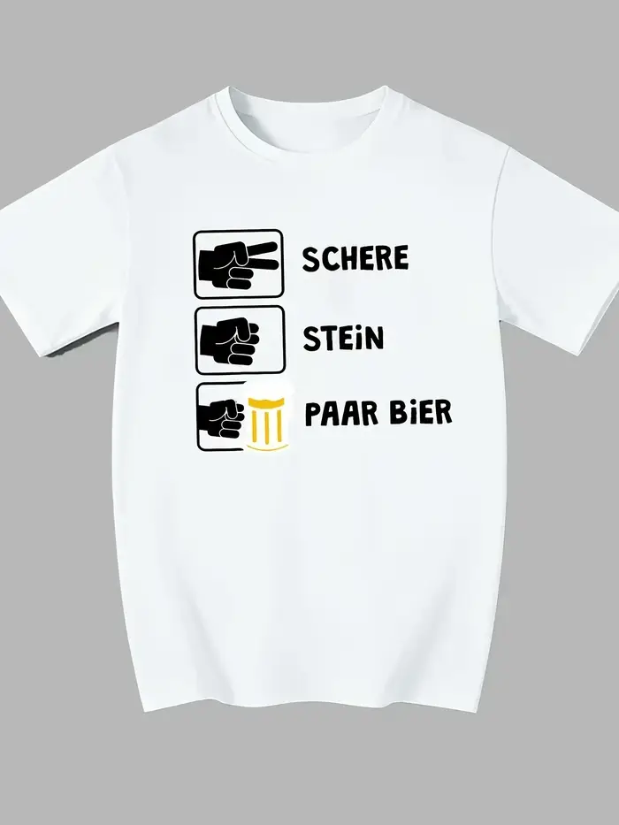 T-shirt humoristique en coton 100% pour hommes