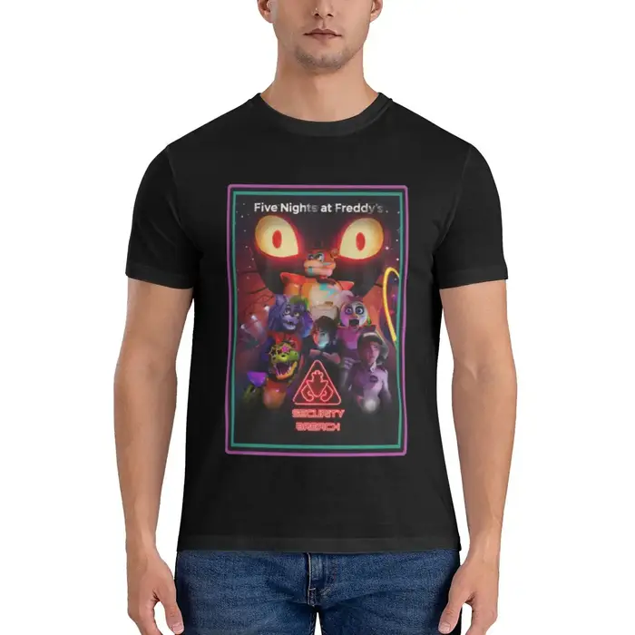 T-shirt drôle du film d'Halloween FNAF pour hommes