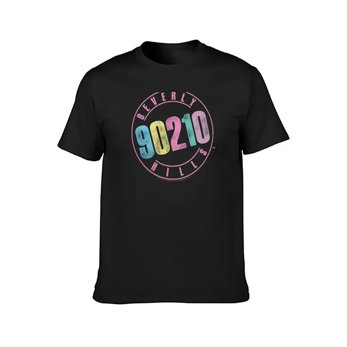 T-shirt à logo rétro pastel vintage pour hommes