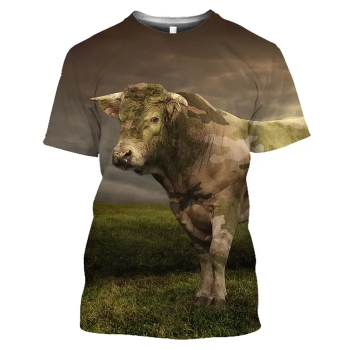 T-shirt graphique taureau d'Espagne pour hommes et femmes