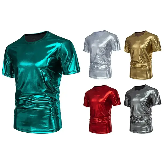 T-Shirt à manches courtes et col rond pour hommes