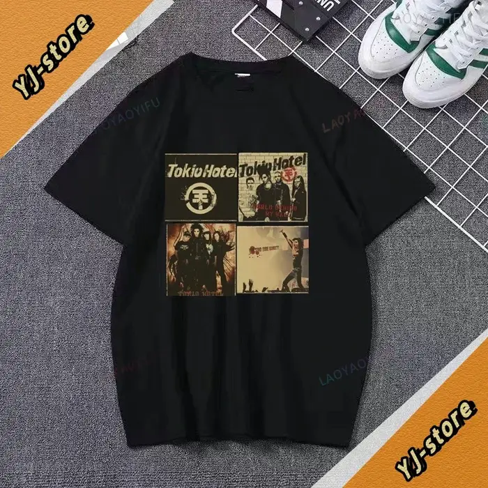 T-shirt de groupe de rock alternatif allemand Tokyo Hotel