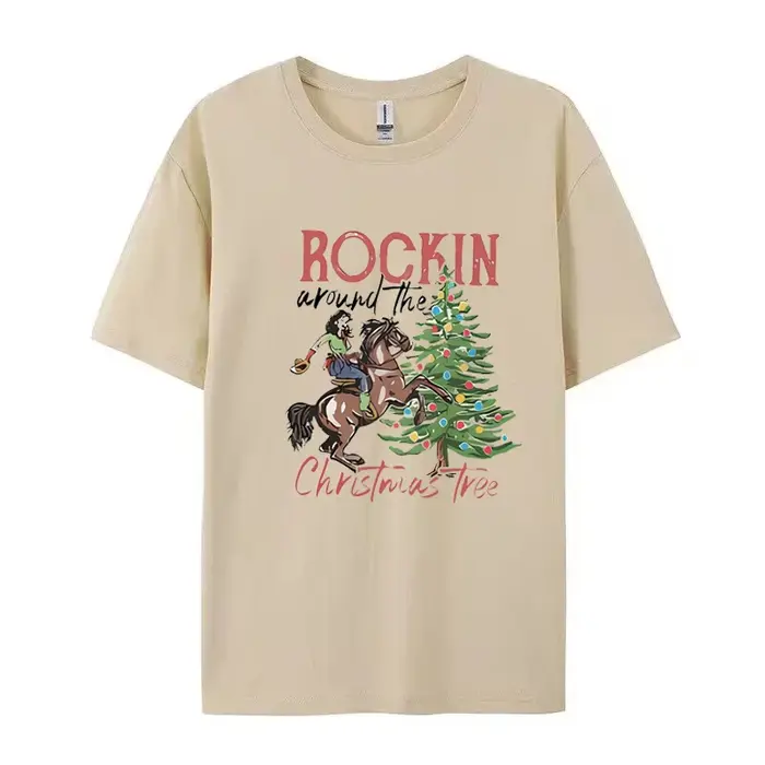 T-shirt graphique Rockin' Around the Christmas Tree pour femme