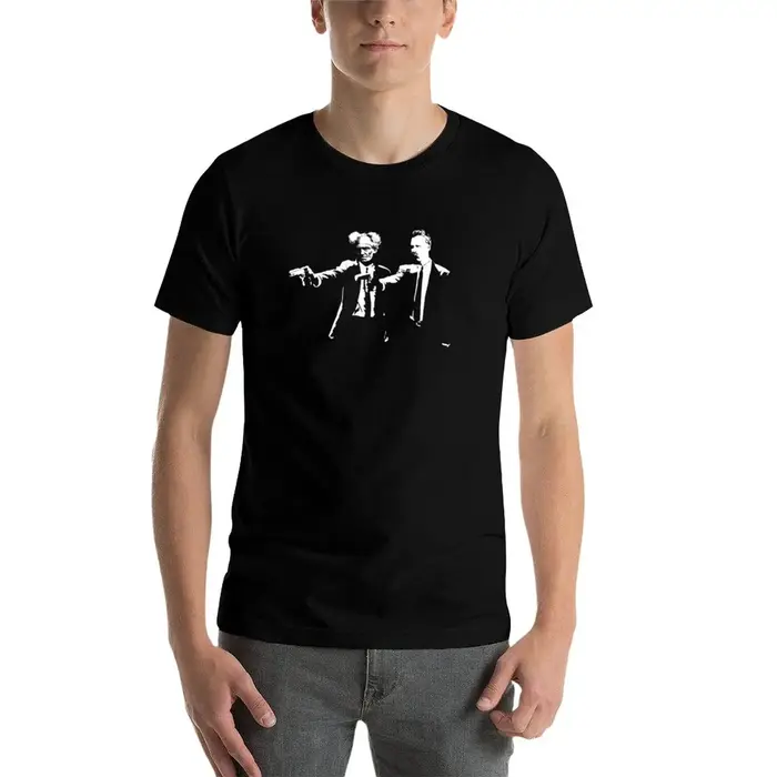 Schopenhauer et Nietzsche - T-shirt Fun Philosophy Shirt pour homme