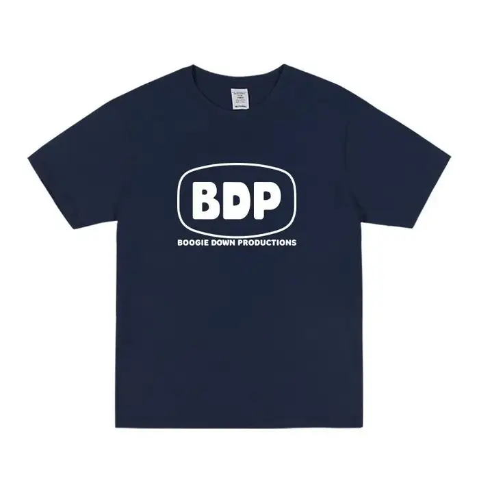T-shirt à imprimé lettres de la marque BDP pour hommes et femmes, coupe ample, manches courtes, styl