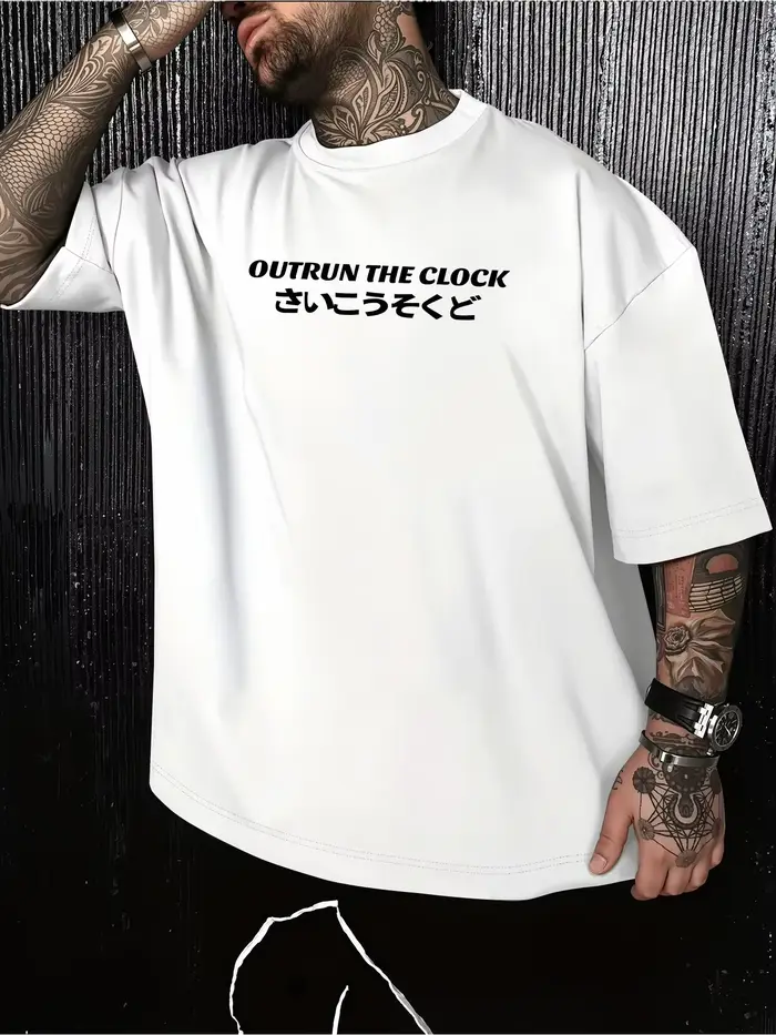 T-shirt graphique JDM Racing Car pour homme 100 % coton