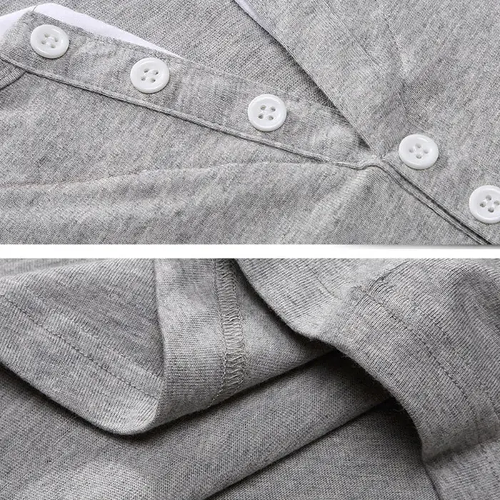 T-shirt à Manches Courtes en Coton pour Homme