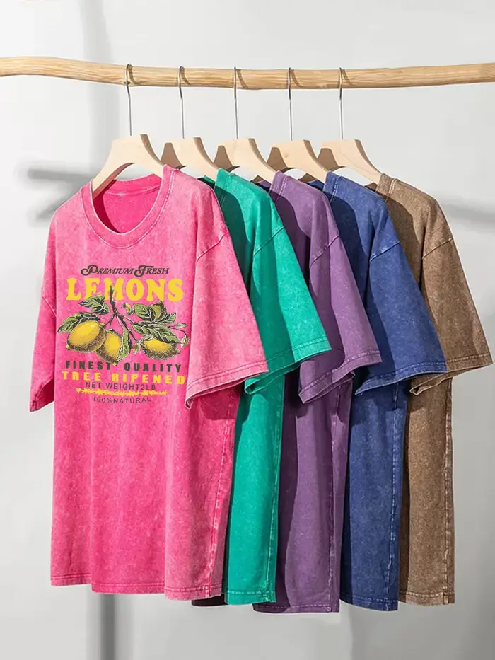 T-Shirts délavés pour femmes