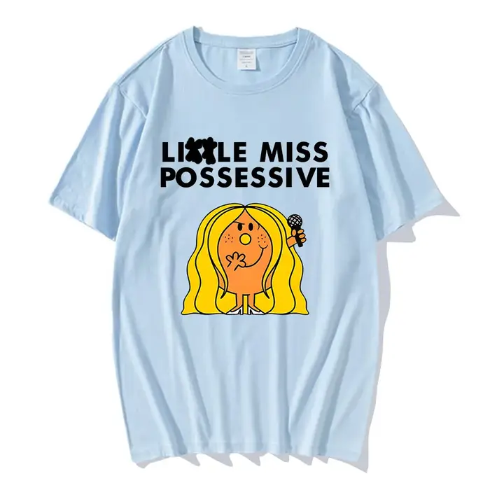 Tate McRae chanteur graphique t-shirts Miss possessif Tour du monde 2025 t-shirt coton haute qualité homme