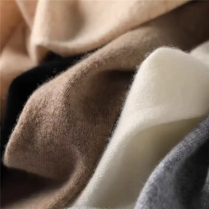 Haut en cachemire à col en V pour femmes, fibre de laine Brepostal Y-Wool